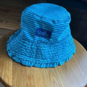 UV Skinz Toddler Reversible Bucket Hat 3T Blue Pineapple UPF 50+